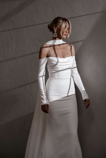 MWL Chiffon Scarf #9 Ivory thumbnail