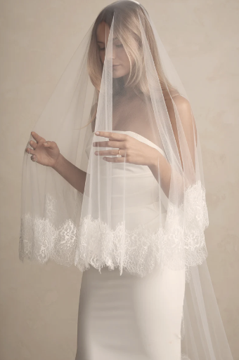 MWL Alice Blusher Veil #0 default Ivory thumbnail