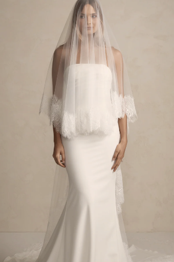 MWL Alice Blusher Veil #1 default Ivory thumbnail