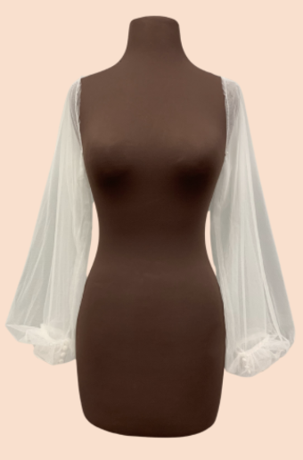 Bridal Provisions Style# Tulle Bishop Sleeves #0 default Iv thumbnail