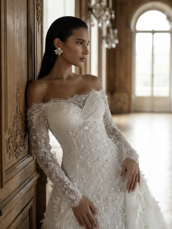 Dovita Bridal Style# Aurelia #4 Ivory thumbnail