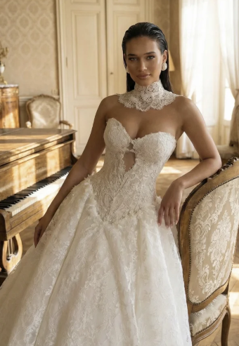 Dovita Bridal Style# Linea #10 Ivory thumbnail