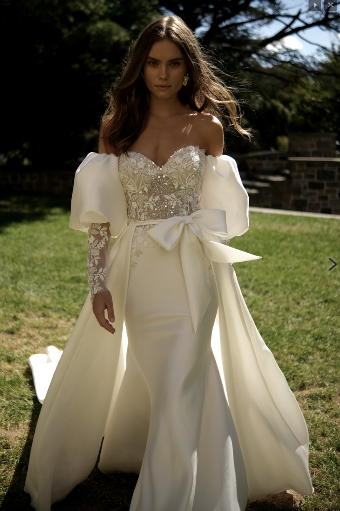 Eve of Milady Style# 1678 Overskirt Only #1 Diamond White thumbnail