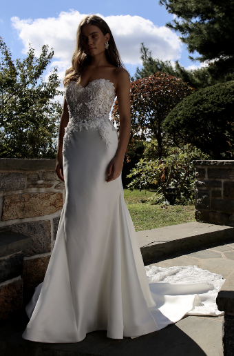 Eve of Milady Style# 1678 Overskirt Only #2 Diamond White thumbnail