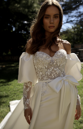 Eve of Milady Style# 1678 Overskirt Only #4 Diamond White thumbnail