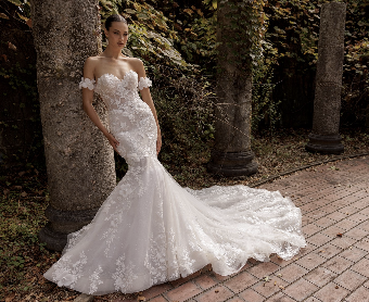 Eve of Milady Style# 1690 #1 Diamond White/Blush thumbnail