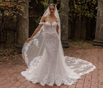 Eve of Milady Style# 4429 Gown Only #9 default Diamond White/Blush thumbnail