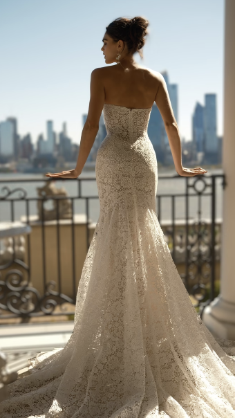 Eve of Milady Style# 1719 #2 Diamond White/Blush thumbnail
