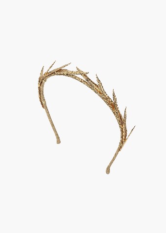 Jennifer Behr Eris Headband #3 default Gold thumbnail