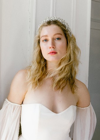 Jennifer Behr Czarina Headband #0 default Crystal thumbnail