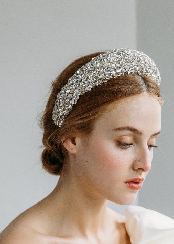 Jennifer Behr MEDICI HEADBAND #4 Crystal thumbnail