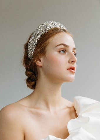 Jennifer Behr MEDICI HEADBAND #3 Crystal thumbnail