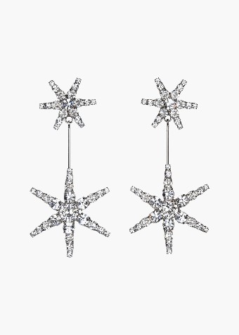 Jennifer Behr ESTEE EARRINGS #3 Crystal thumbnail