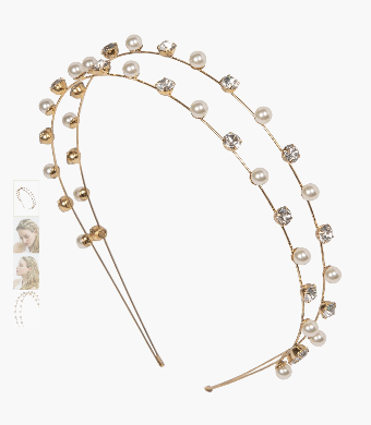 Jennifer Behr RISA HEADBAND #4 default Crystal thumbnail