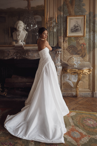 Katy Corso Style# Tery Dress only, Additional Skirt Option Recommended #1 Ivory thumbnail