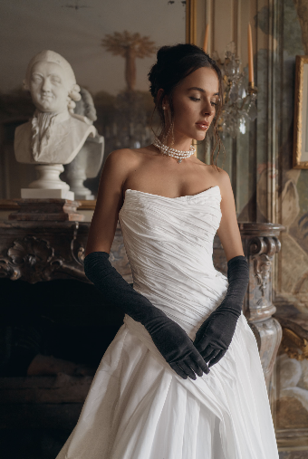 Katy Corso Style# Tery Dress only, Additional Skirt Option Recommended #0 default Ivory thumbnail