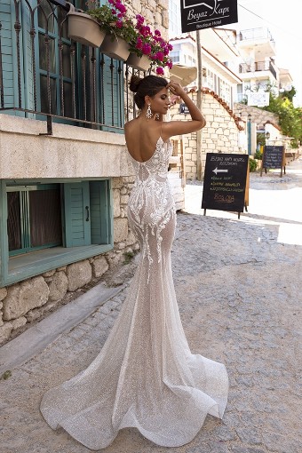 Oksana Mukha Celeste Gown w/o Lining #0 default Ivory/Silver thumbnail