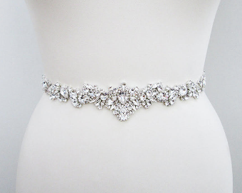 Sabina KW Designs Style# SKWD #6377 - Vintage Inspired Belt #0 default Silver thumbnail