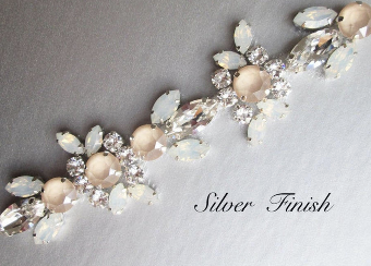 Sabina KW Designs Style# SKWD #6143 - Ivory Opal Belt #1 default Gold thumbnail