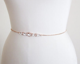 Sabina KW Designs Style# SKWD #1518 - Super Skinny Belt #2 default Rose Gold thumbnail