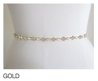 Sabina KW Designs Style# SKWD #6837 - Thin Belt Silver #2 default Silver thumbnail