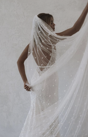 MWL Harlow Veil #0 default Ivory thumbnail