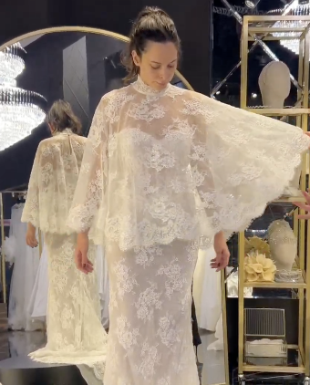 Dovita Bridal Style# Penelope Bolero #0 default Ivory thumbnail