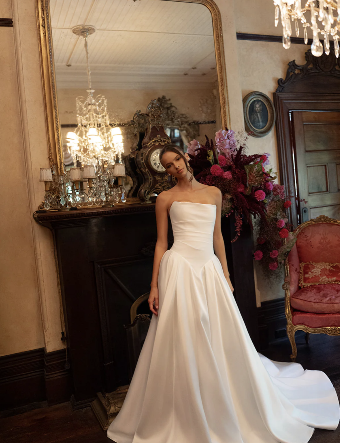 Lé Lee Studio Style# Gwen (Satin) #1 Ivory thumbnail
