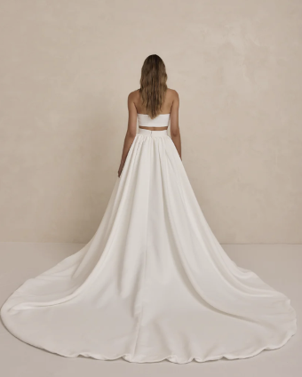 MWL Tanner Skirt w/ Buttons Waist to End of Train #3 default Ivory thumbnail