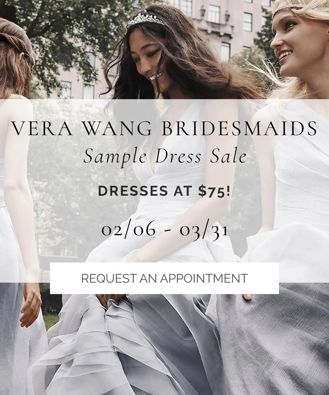 Vera Wang Trunk Show Banner for mobile