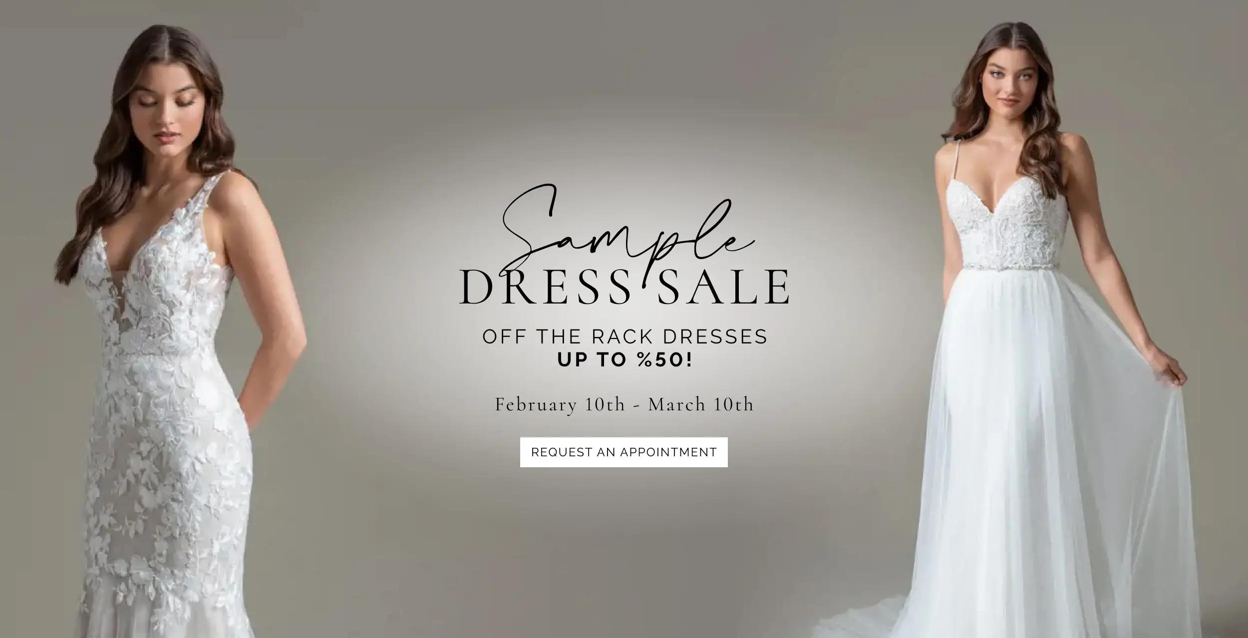 Sample Dress Sale Banner for desktop