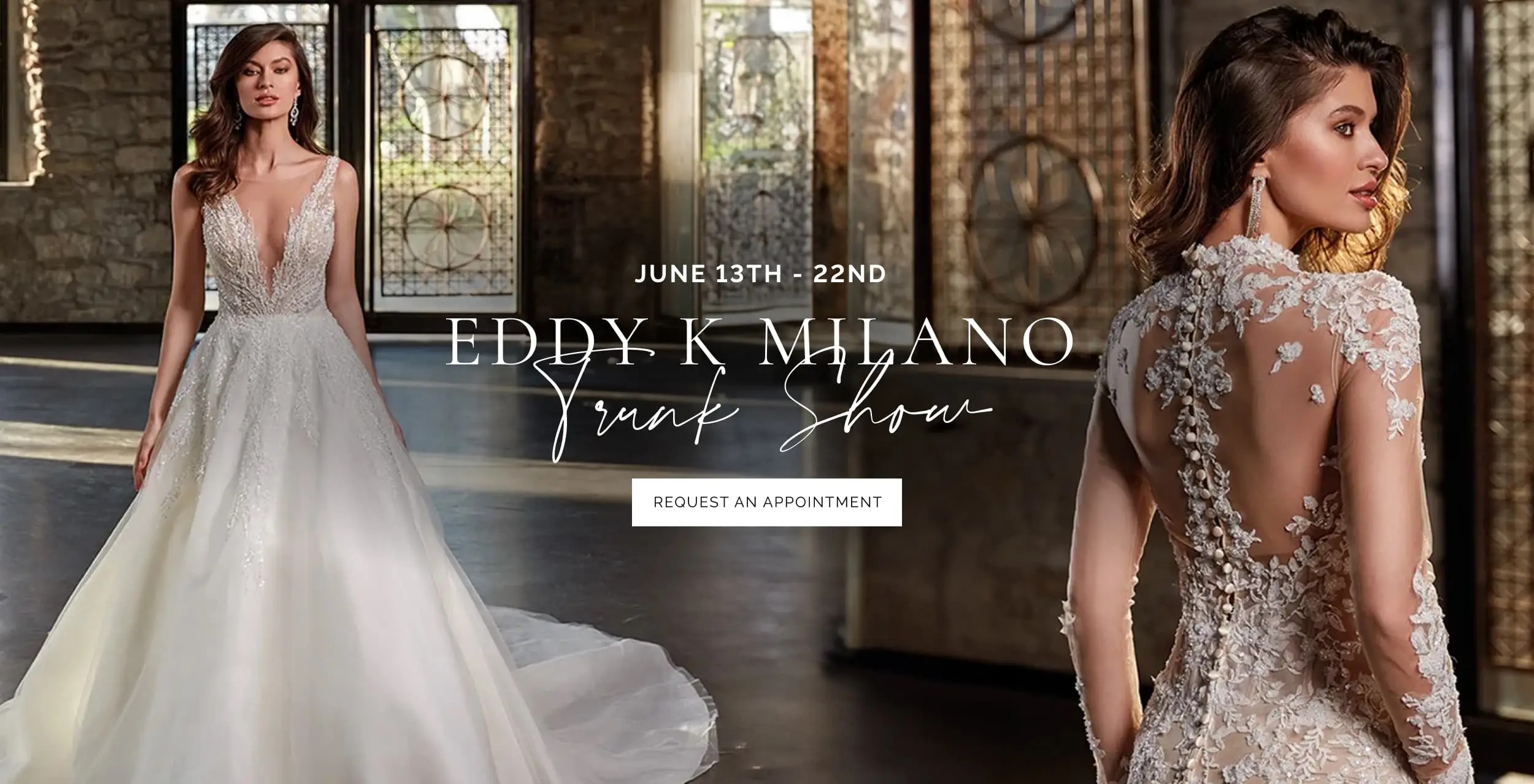 Eddy K Trunk Show Banner for Desktop