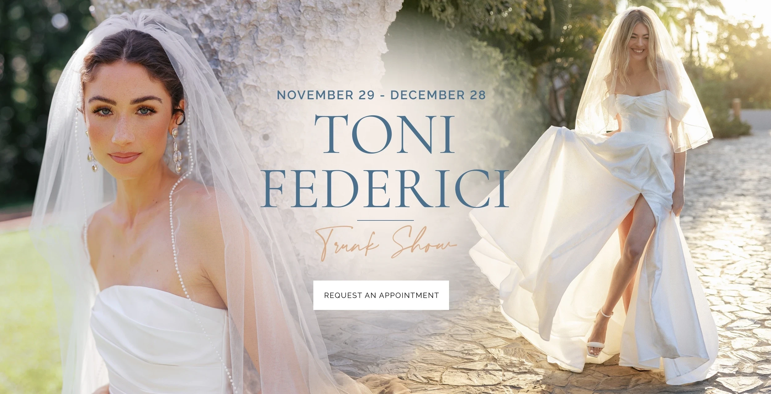 Toni Federici Trunk Show Banner Desktop