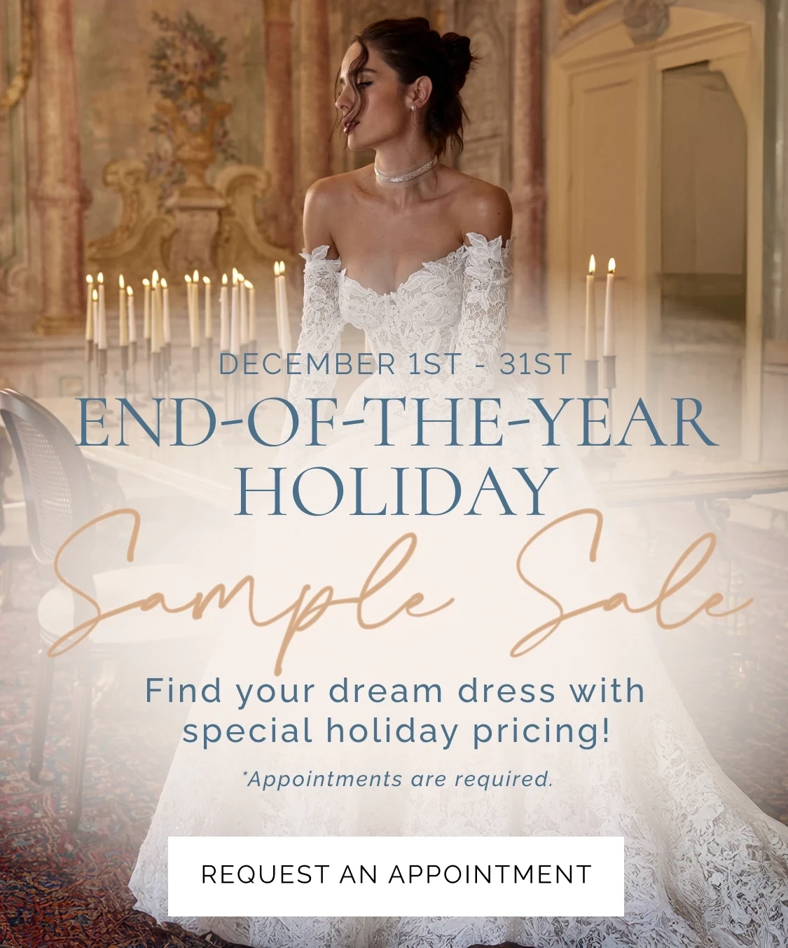 End-of-the-year Holiday Sample Sale Mobile Banner