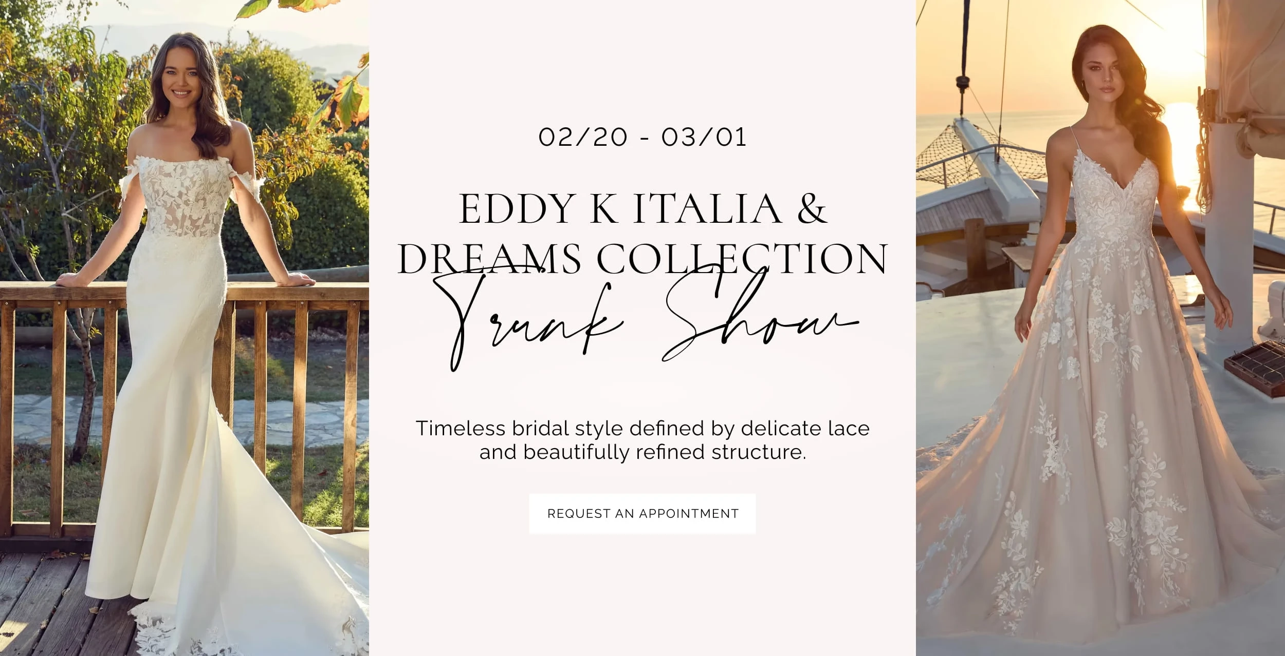 Eddy K Trunk Show Banner