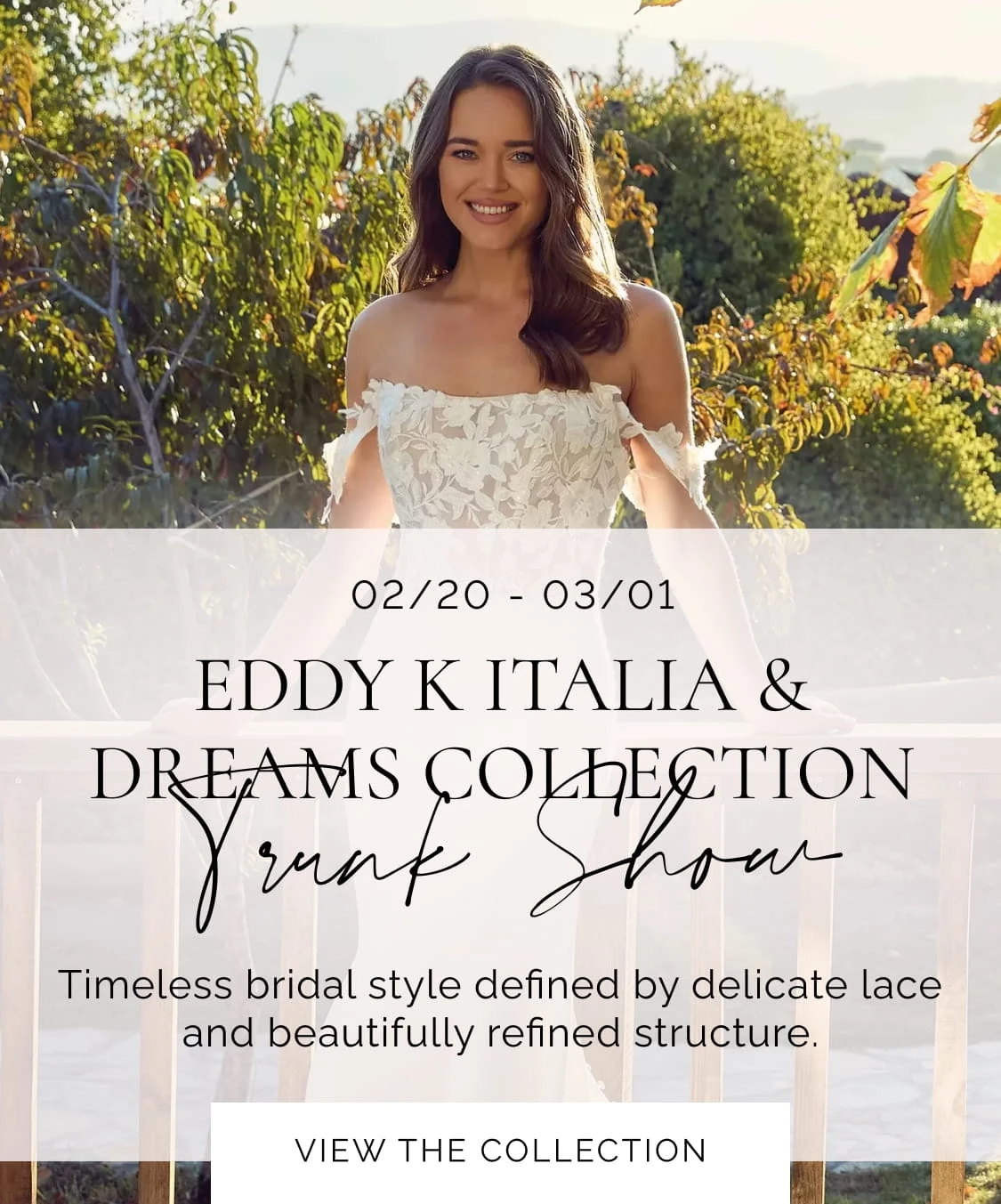 Eddy K Trunk Show Banner