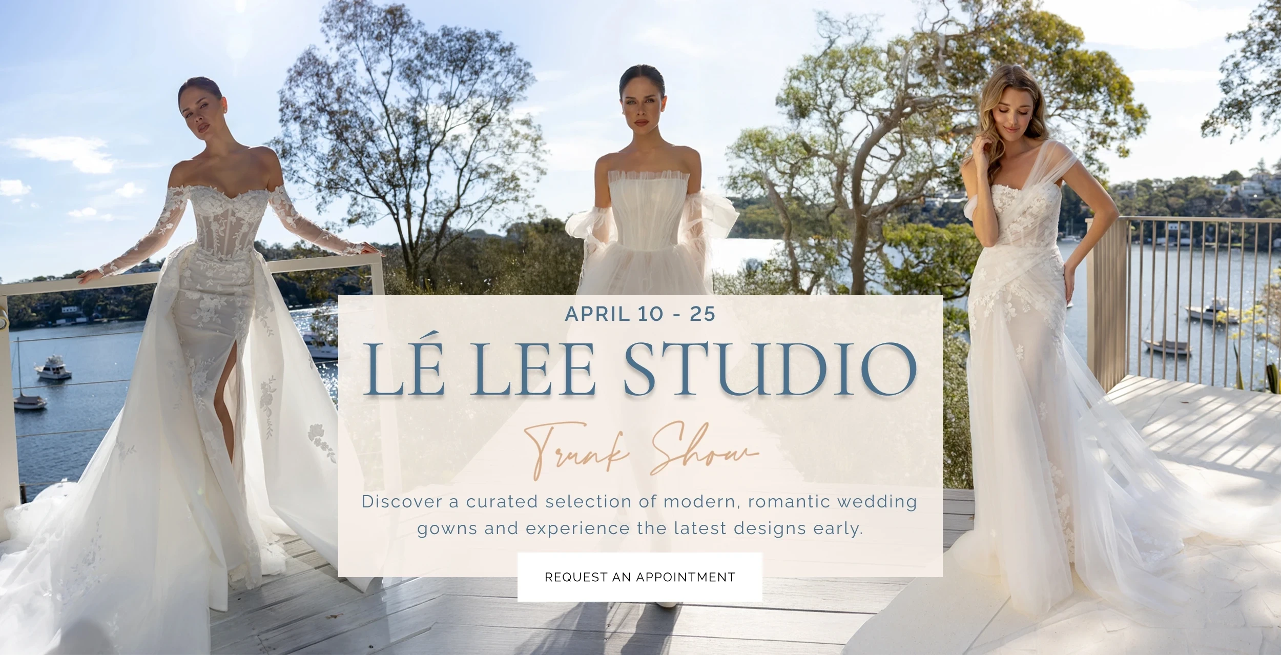 Le Lee Studio Trunk Show Banner