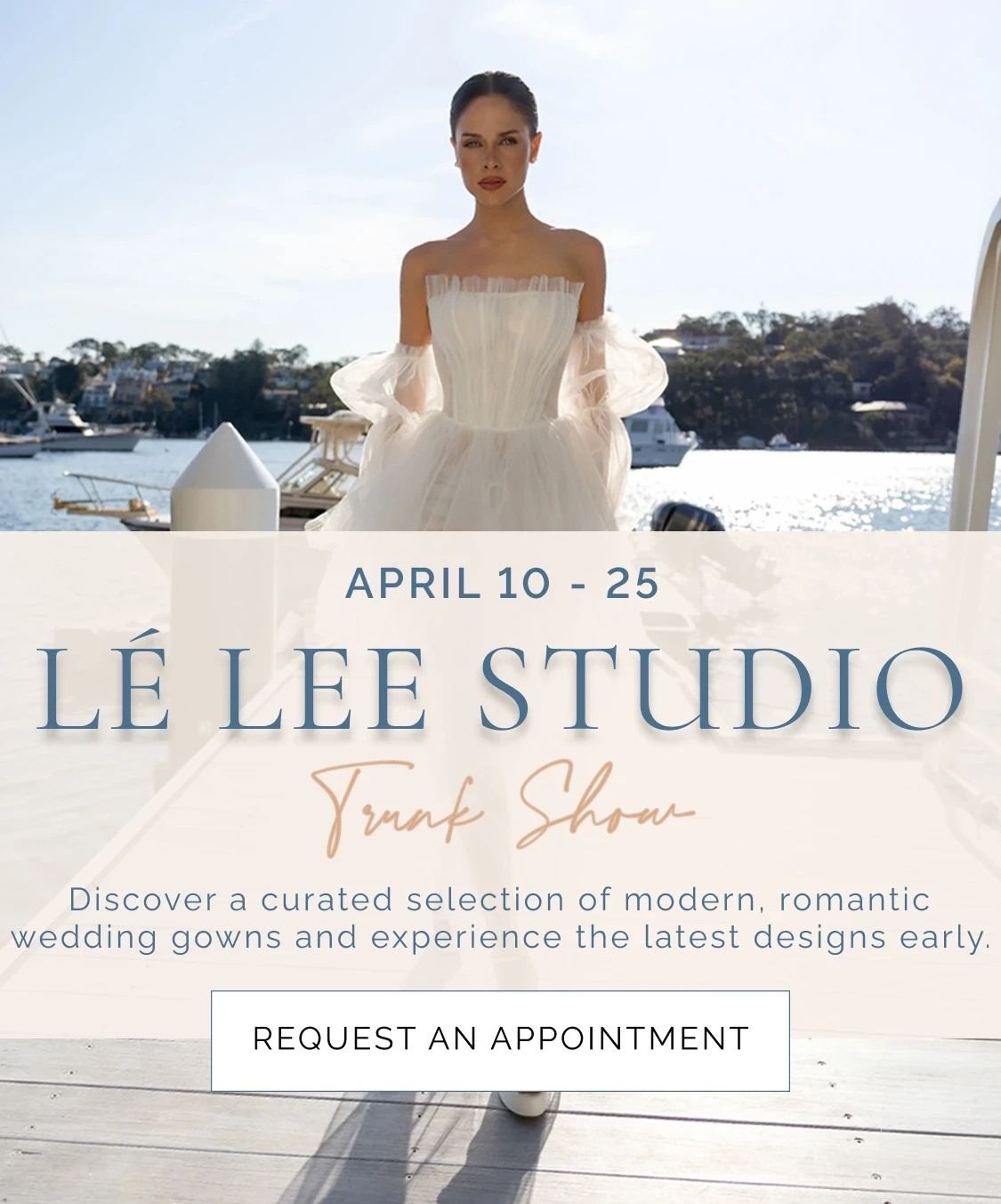 Le Lee Studio Trunk Show Banner