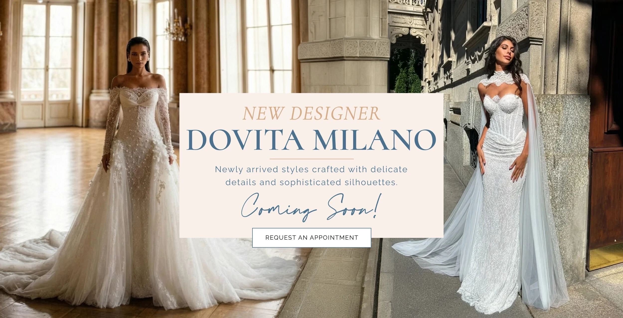 New Designer Dovita Milano Announcement Banner
