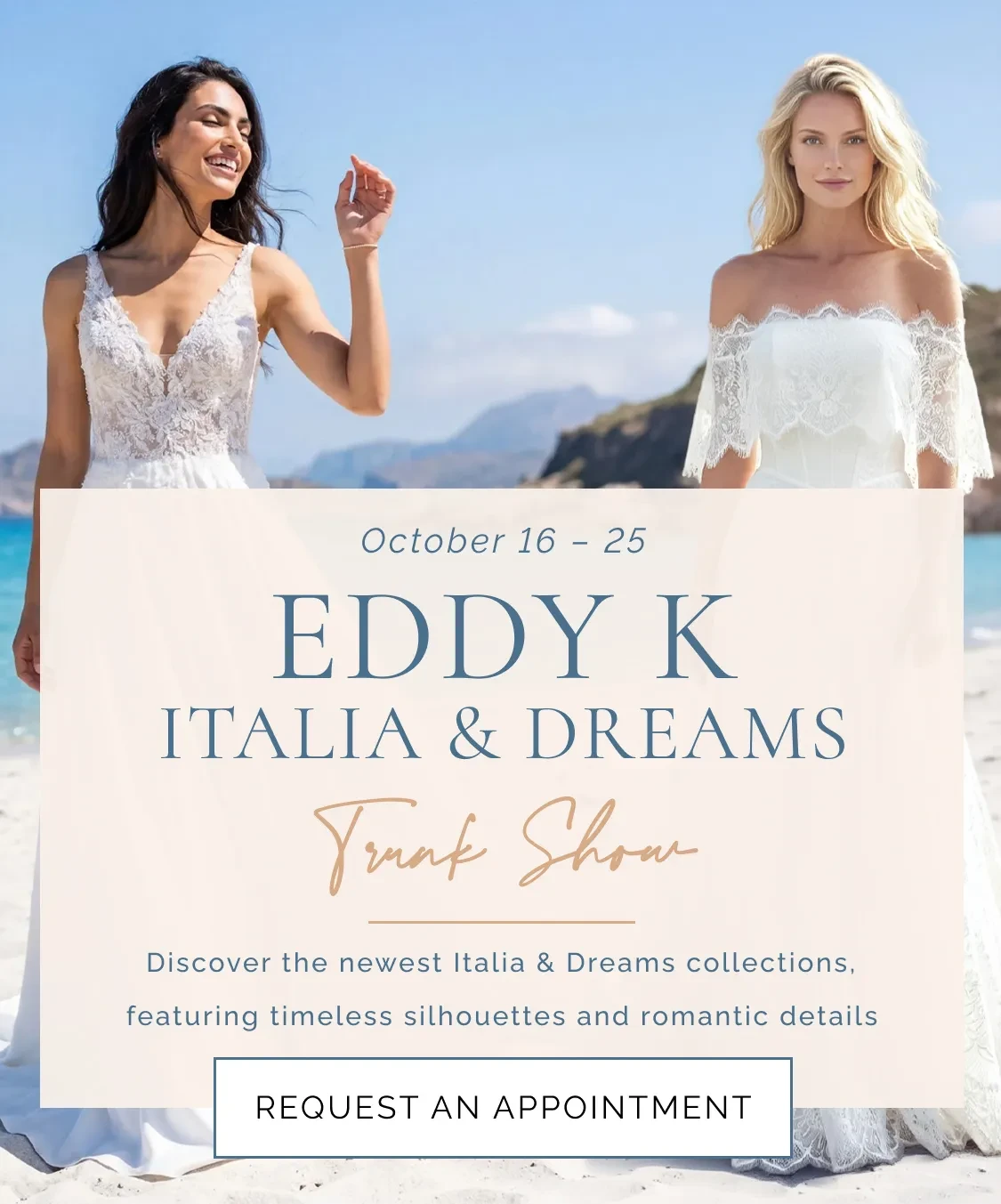 Eddy K Trunk Show Banner